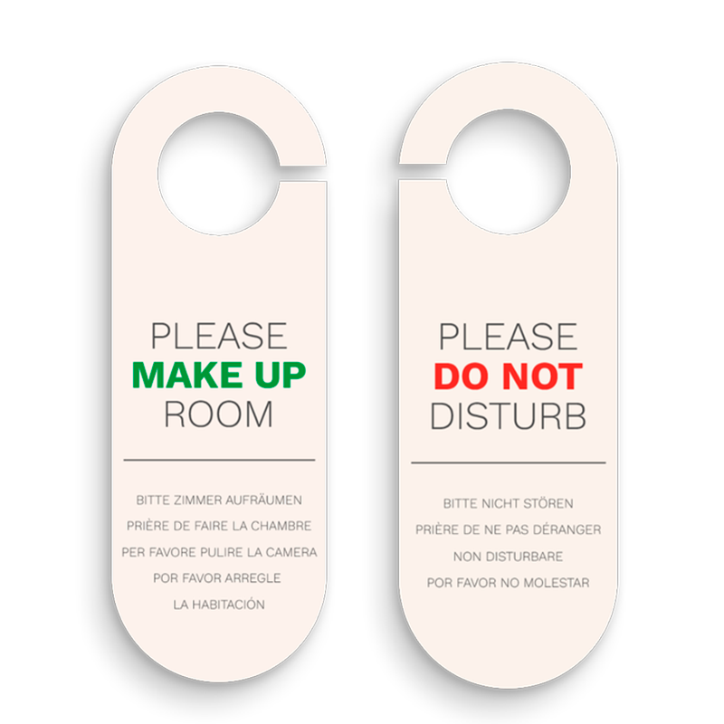 100 x Cartello "Non disturbare" per l'hotel