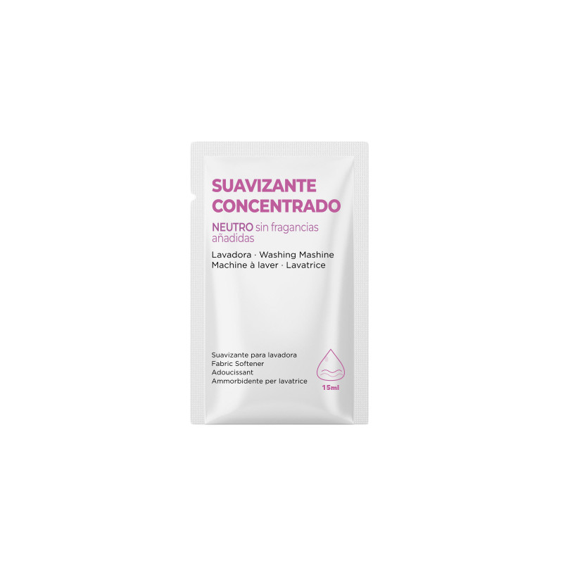 Ammorbidente neutro per lavatrice in bustine 15ml