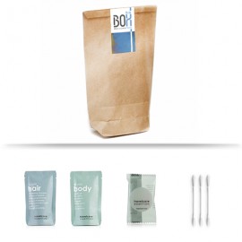 Kit de amenities para hoteles y apartamentos Segre TRAVELCARE